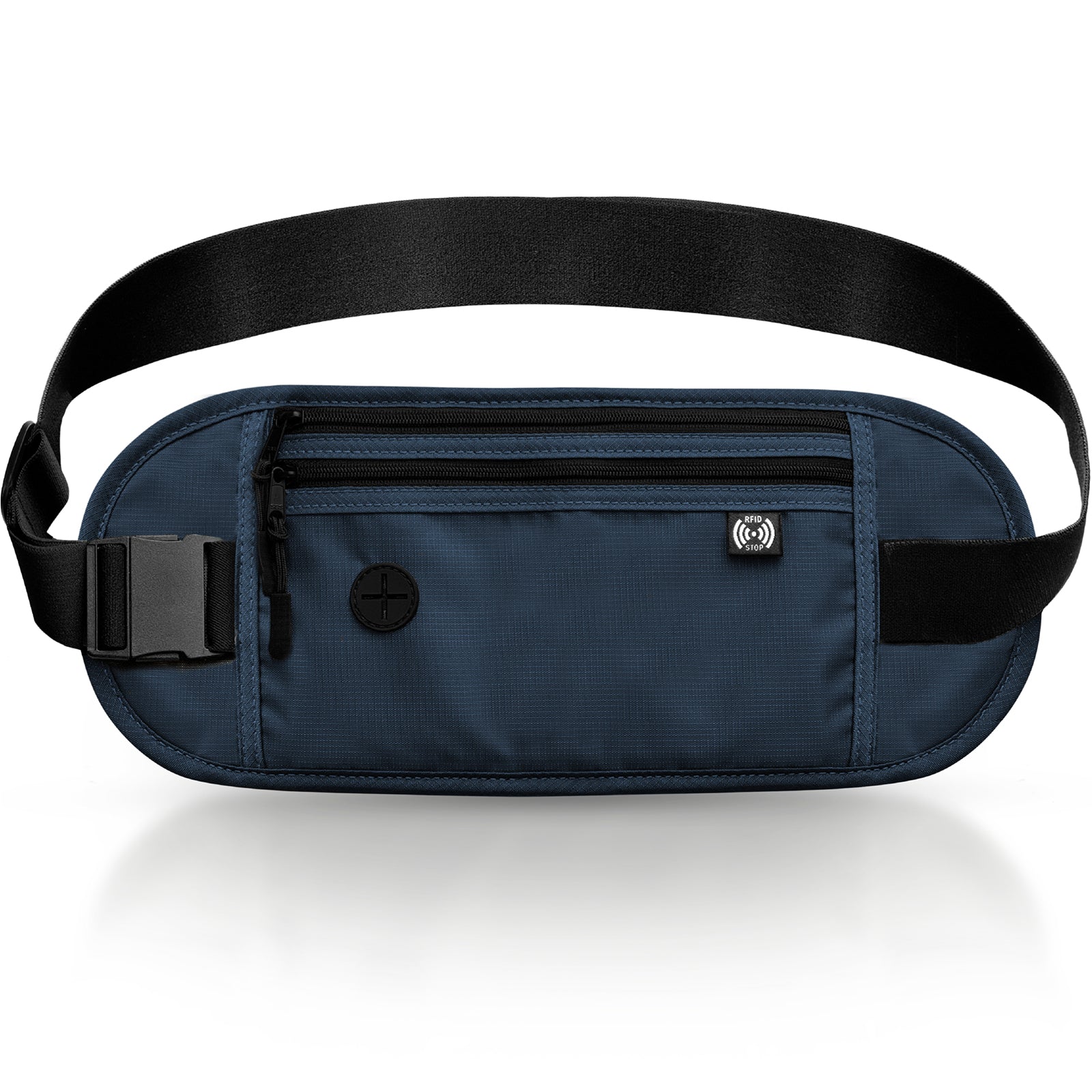 KYOSER セキュリティポーチ パスポートケース 海外旅行 スマート防犯デザイン スキミング防止 男性 女性 トラベルポーチ 貴重品 スリ防止 腹巻 防犯 パスポートカバー SIMピン2個附属